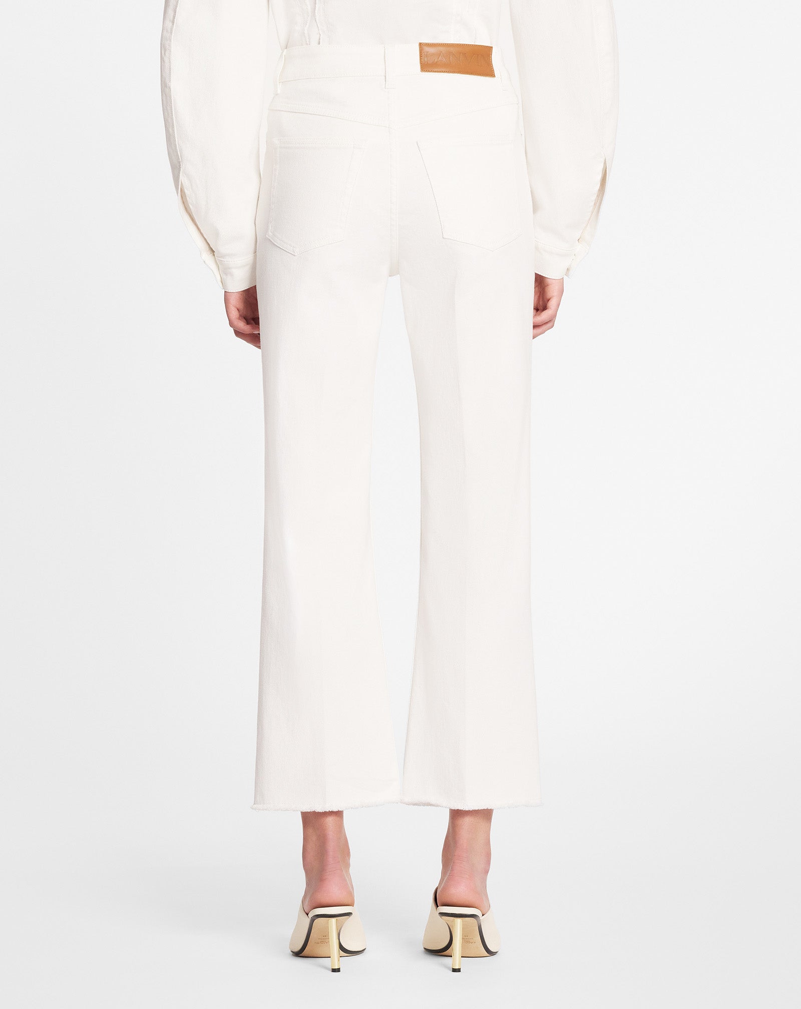 FLARED DENIM PANTS