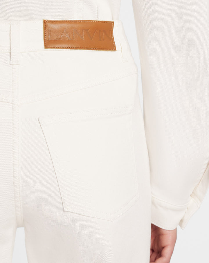 FLARED DENIM PANTS