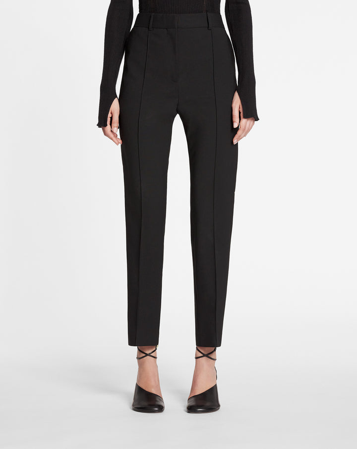 TAPERED PANTS, BLACK